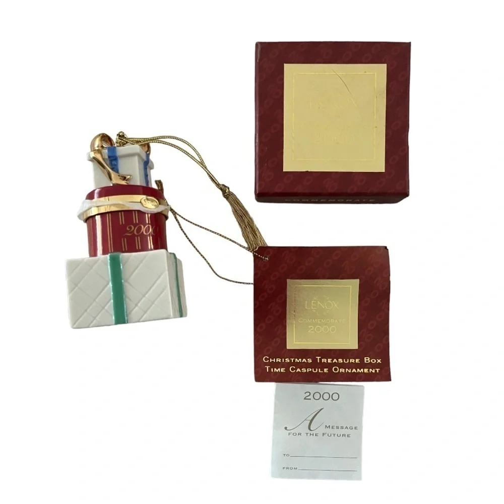 Lenox Commemorative Year 2000 Ornament - Gift Stack - Picture 3 of 6